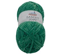 Příze SAMET tmavě zelená 100g / 100 m Příze SAMET tmavě zelená 100g / 100 m