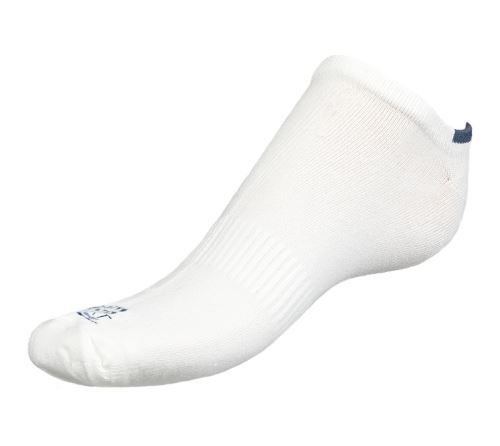 Ponožky kotníkové BAMBUS bílá, modrá 43-46