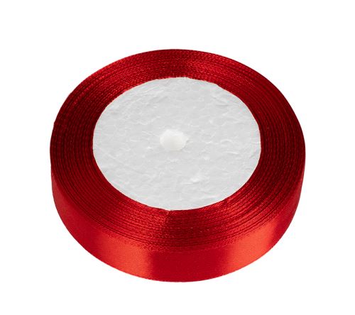 Stuha saténová červená 20 mm/ 22,5m