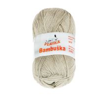 Příze BAMBUŠKA kávová 50g / 205 m