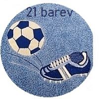 Ručník s výšivkou fotbalové kopačky a míče + jméno 50x100 výběr ze 21 barev Ručník s výšivkou fotbalové kopačky a míče + jméno 50x100 výběr ze 21 barev