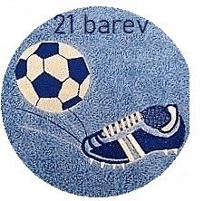 Ručník s výšivkou fotbalové kopačky a míče 50x100 výběr ze 21 barev