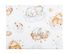 Polštářek pro kojence do postýlky zvířátka na obláčku 42x32 cm - tenký (1)