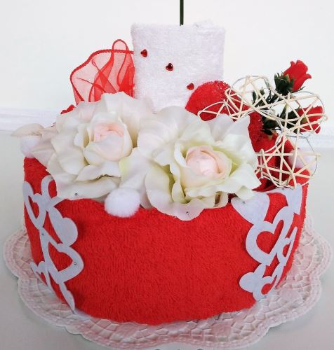 Veratex Textilní dort svícen pro Vašeho miláčka