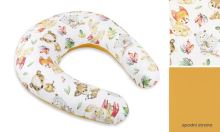 Povlak na kojicí polštář na zip lesní zvířátka po obvodu 180 cm ( pouze povlak ) (1)