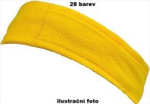 Kvalitní froté čelenka šířka 6,5 cm skořicová (1)