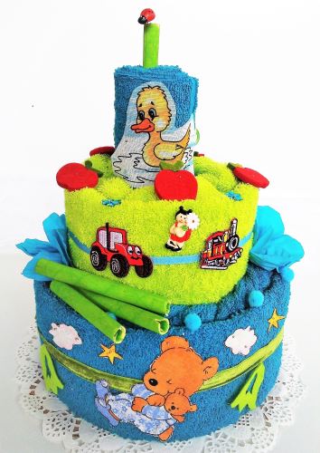 Veratex Textilní dort dětský - pro chlapce
