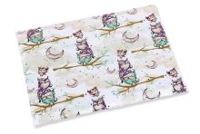 Polštářek pro kojence do postýlky sovička na větvi 42x32 cm - tenký Polštářek pro kojence do postýlky sovička na větvi 42x32 cm - tenký