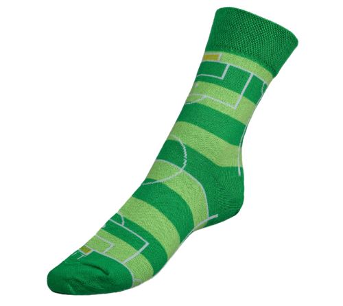 Ponožky Fotbal 2 zelená