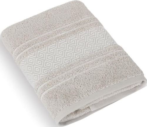 Froté ručník Mozaika 50x100 cm béžová