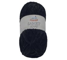Příze SAMET černá 100g / 100 m Příze SAMET černá 100g / 100 m