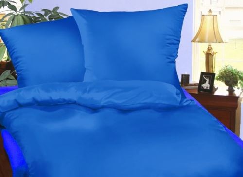 Bavlněný povlak na polštářek 35x45cm středně modré