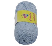 Příze CAMILA natural světle modrošedá 50g / 125 m Příze CAMILA natural světle modrošedá 50g / 125 m