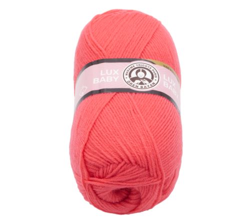 Příze LUX BABY středně červená 100g / 340 m