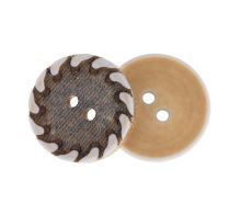 Knoflík - balení po 3 ks béžová, bílá prům. 23 mm