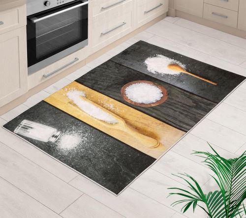 Koberec - běhoun 3D tisk mořská sůl šíře 80 cm , délka 120 cm