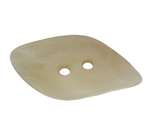 Knoflík béžová 16x32 mm