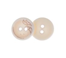 Knoflík - balení po 6 ks pudrová prům. 13 mm