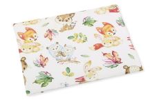 Polštářek pro kojence do postýlky lesní zvířátka 42x32 cm - tenký Polštářek pro kojence do postýlky lesní zvířátka 42x32 cm - tenký