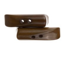 Knoflík - balení po 3 ks khaki 50x15 mm Knoflík - balení po 3 ks khaki 50x15 mm