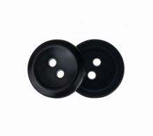 Knoflík - balení po 6 ks černá prům. 18 mm