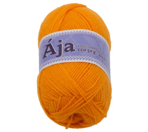 Příze ÁJA oranžová 50g / 217 m