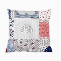 Povláček krep modré srdce povláček 40x60cm na zip ( pouze povlak ) Povláček krep modré srdce povláček 40x60cm na zip ( pouze povlak )