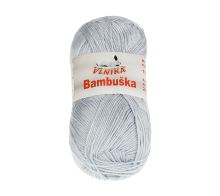 Příze BAMBUŠKA světle šedá 50g / 205 m