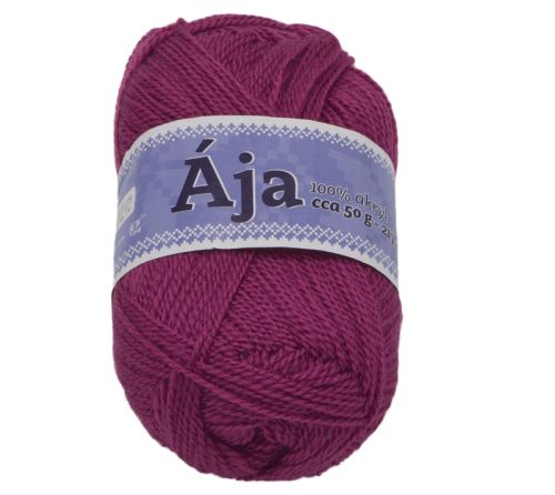 Příze ÁJA burgundy 50g / 217 m