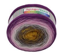 Příze SpagoYarn Rainbow žlutá, hnědá, růžová, fialová 250g / 1000 m Příze SpagoYarn Rainbow žlutá, hnědá, růžová, fialová 250g / 1000 m