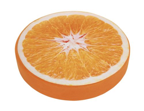 Sedák ORESTE kulatý pomeranč průměr 38 cm