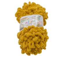 Příze PUFFY hořčicová 100g / 9 m Příze PUFFY hořčicová 100g / 9 m