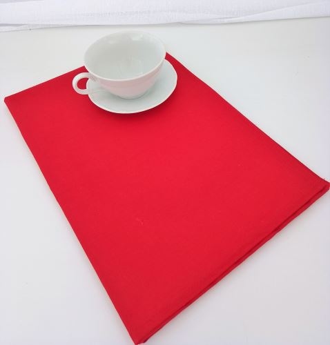 Utěrka bavlněná červená 45x65cm 100% Bavlna (1ks)