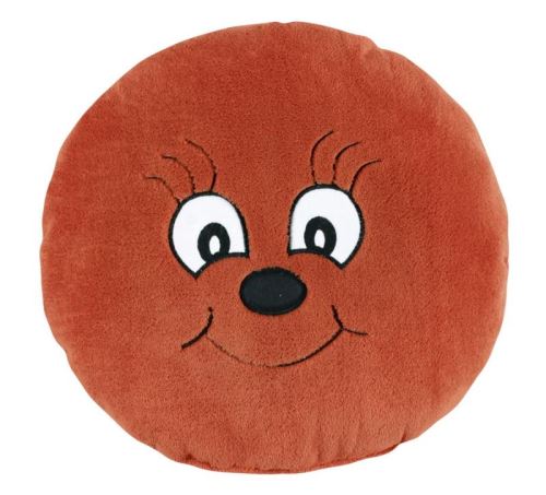 Polštářek Kulička terra průměr 35 cm