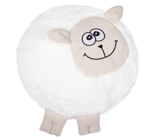 Tvarovaný polštářek ovečka bílá ovečka prům. 40 cm