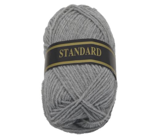Příze STANDARD středně šedá 50g / 150 m