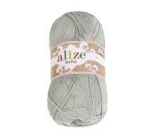Příze BELLA šedá 100g / 360 m Příze BELLA šedá 100g / 360 m