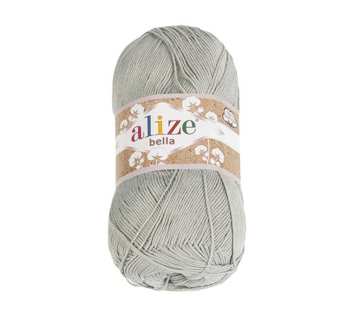 Příze BELLA šedá 100g / 360 m