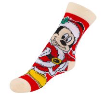 Ponožky dětské Mickey 2 Červená,Béžová