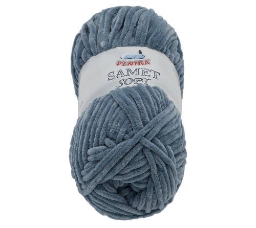 Příze SAMET tmavě šedá 100g / 100 m