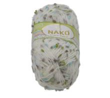 Příze PARIS BEBE bílá, zelené, šedé, modré nopky 100g / 175 m Příze PARIS BEBE bílá, zelené, šedé, modré nopky 100g / 175 m