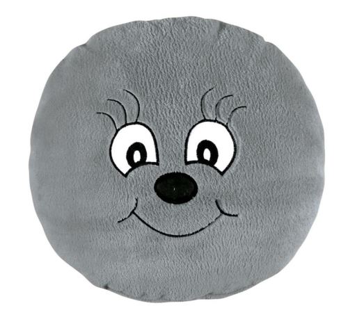Polštářek Kulička šedá průměr 35 cm