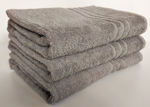 Froté ručník UNI 50x100 cm sv.šedá