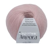 Příze ANGORA MERINO starorůžová 100g / 550 m