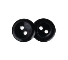 Knoflík - balení po 6 ks černá prům. 15 mm