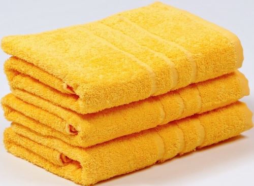 Froté ručník UNI 50x100 cm žlutá