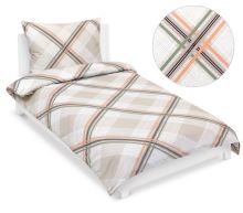 Povlečení bavlněný satén Béžová,Lososová,Zelená (4)