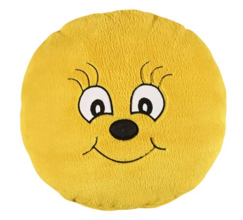 Polštářek Kulička žlutá průměr 35 cm
