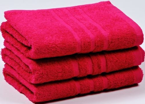 Froté ručník UNI 50x100 cm purpurový