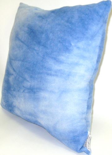 Polštářek froté tm.modrá batika 40x40cm